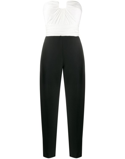 strapless bustier jumpsuit
