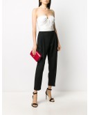 strapless bustier jumpsuit