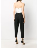 strapless bustier jumpsuit