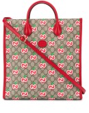 GG apple pattern tote