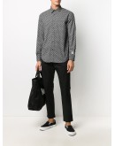 print button-down shirt