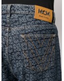 logo print straight-leg jeans