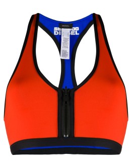 front zip bikini top 