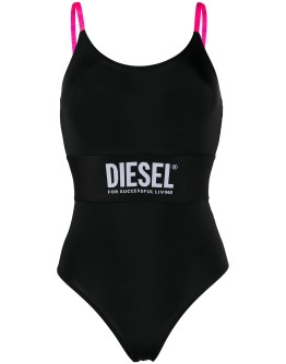 logo print swimsuit 