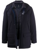 reversible long sleeve coat