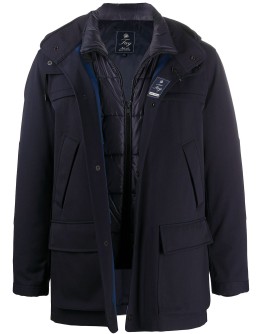 reversible long sleeve coat
