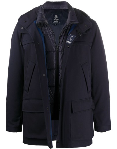 reversible long sleeve coat
