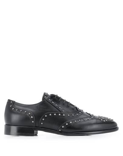 stud embellished brogues