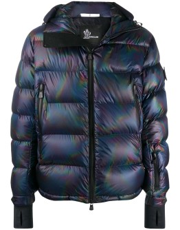 oil slick puffer jacket