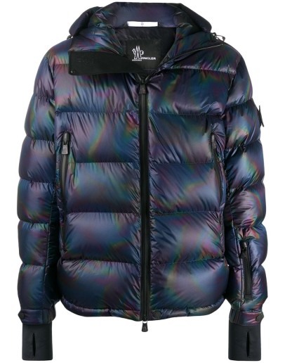 oil slick puffer jacket