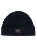 logo embroidered beanie hat