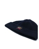 logo embroidered beanie hat