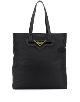 logo plaque tote