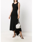 metallic leather bucket bag