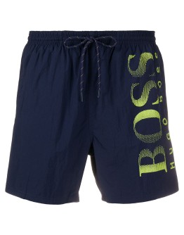 logo-print swim shorts