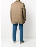 zipped parka coat