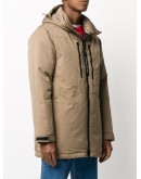 zipped parka coat