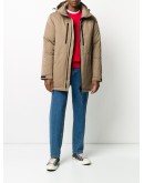 zipped parka coat