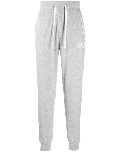 logo print track trousers