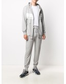 logo print track trousers