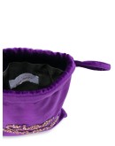 embellished velvet pouch