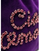 embellished velvet pouch