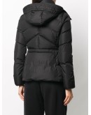 belted-waist padded jacket
