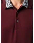 Gancini collar polo shirt