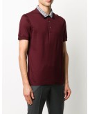 Gancini collar polo shirt