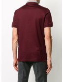 Gancini collar polo shirt