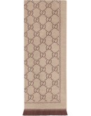 GG jacquard knit scarf