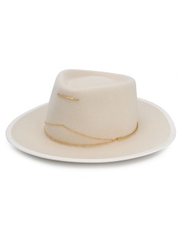 Anna chain embellished hat