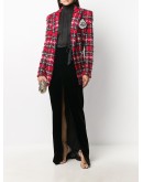 velvet long skirt
