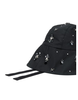 embellished bucket hat