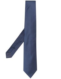 plain silk tie