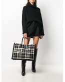 Rive Gauche checked tote