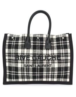 Rive Gauche checked tote