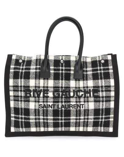 Rive Gauche checked tote