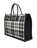 Rive Gauche checked tote
