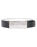 logo calf leather belt