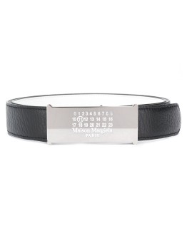 logo calf leather belt