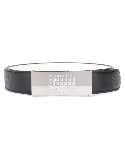 logo calf leather belt