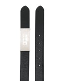 logo calf leather belt