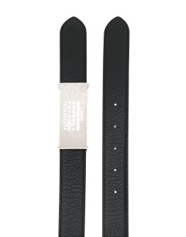 logo calf leather belt