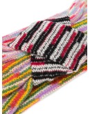 front tie cashmere head scarf