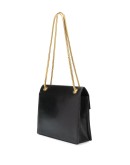 logo embossed shoulder bag