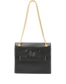logo embossed shoulder bag