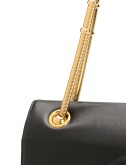 logo embossed shoulder bag