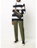 striped roll-neck jumper