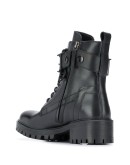 logo ankle-strap boots